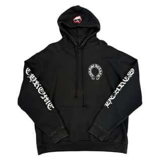 Chrome Hearts x Matty Boy Chomper Horseshoe Hoodie Black