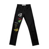 Off-White Mix Rock Slim Denim Black