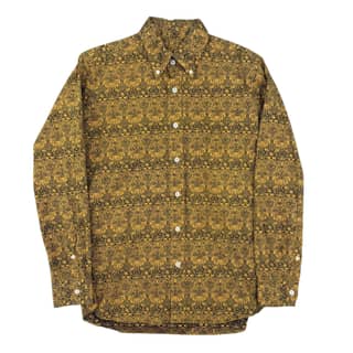 SOPHNET Floral Pattern Long Sleeve Shirt