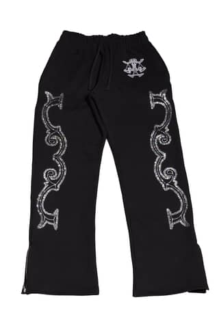 Crystal scale pants (Black)