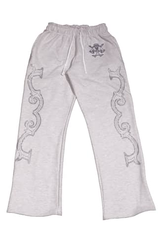 Crystal scale pants (White Melange)