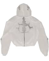 DADA PADDED HOODIE WHITE