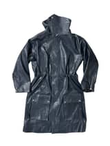 DEFIANT LEATHER COAT GRAY