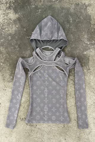 HARNESS TOP GRAY