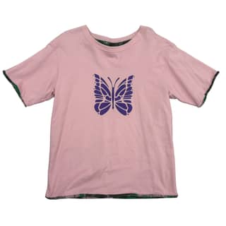 NEEDLES reversible Butterfly Graphic T-Shirt