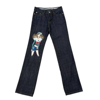 BASIC APPERAL Artistic Denim Jeans