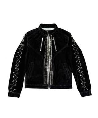 YVES VELVET DENIM JACKET