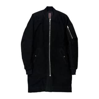 RICK OWENS Long Bomber Jacket