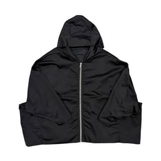 RICK OWENS Black Hooded Jacket
