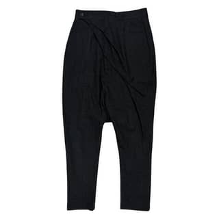 RICK OWENS Black Cropped Pants
