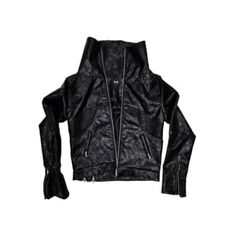 "Creeper" Faux Leather Jacket
