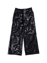 Onyx Coated Denim