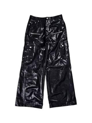 Onyx Coated Denim
