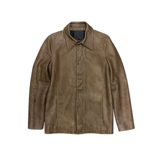 RIP VAN WINKLE Men's Leather Jacket