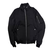 RICK OWENS Men's Black Bomber Jacket