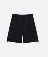 RIPSTOP FUNCTIONAL CARGO SHORTS [BLACK]