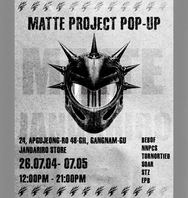 MATTE PROJECT 팝업 스토어