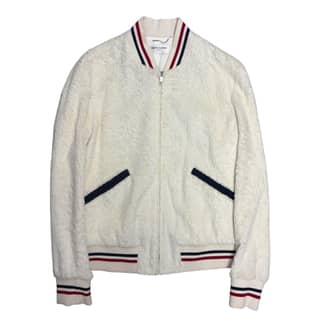 SAINT LAURENT Fur Stadium Jacket