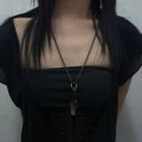 Smoky quartz necklace