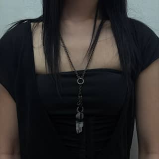Clear Quzrtz necklace