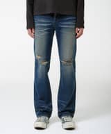 Vintage Cat Washed Denim Pants