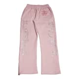 Crystal scale pants (Beige Pink)