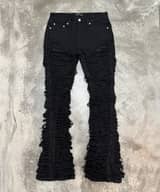 DESTROYED BOOTCUT JEANS