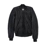 G-STAR RAW Woman's Quilted Leather Bomber Jacket