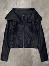 "Creeper" Faux Leather Jacket