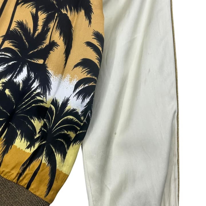 SAINT LAURENT 16ss Palm Tree Bomber Jacket
