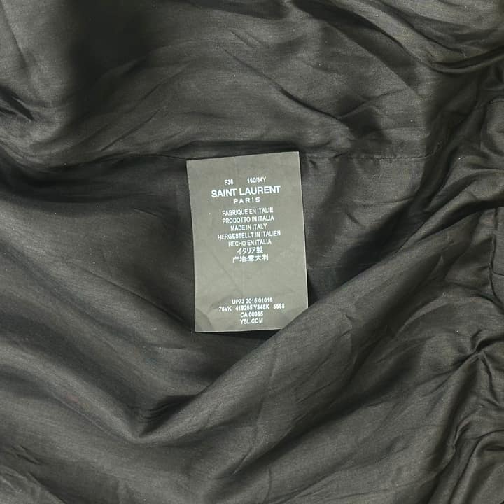 SAINT LAURENT 16ss Palm Tree Bomber Jacket