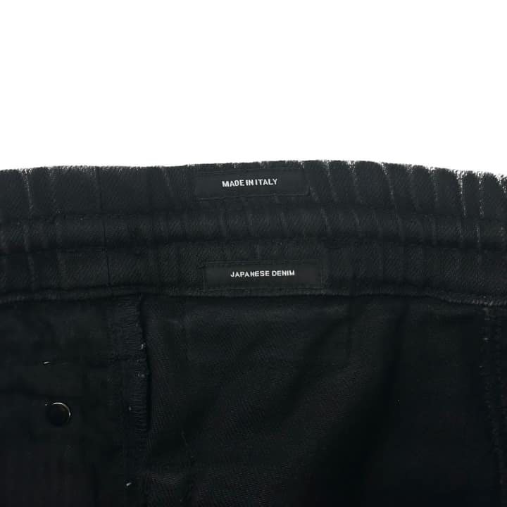 R13 Black Denim Baggy Pants