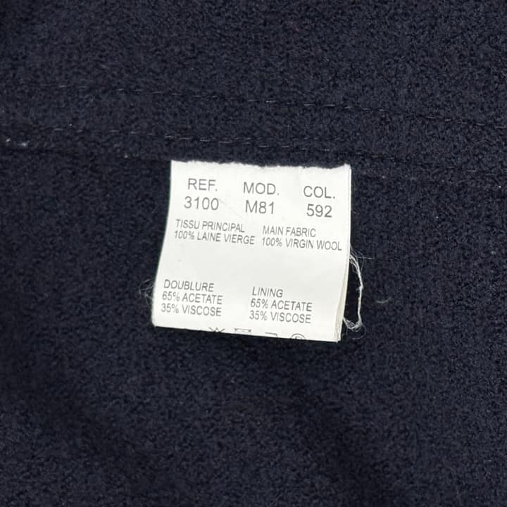 Carven Navy Hooded Duffle Coat