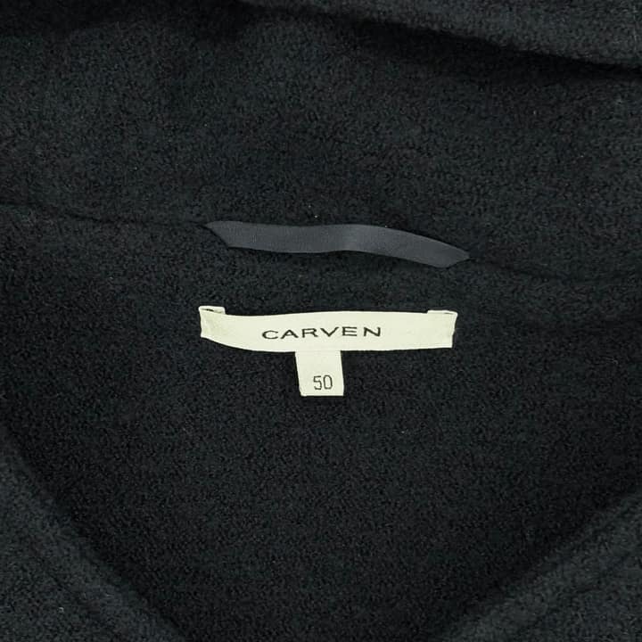 Carven Navy Hooded Duffle Coat