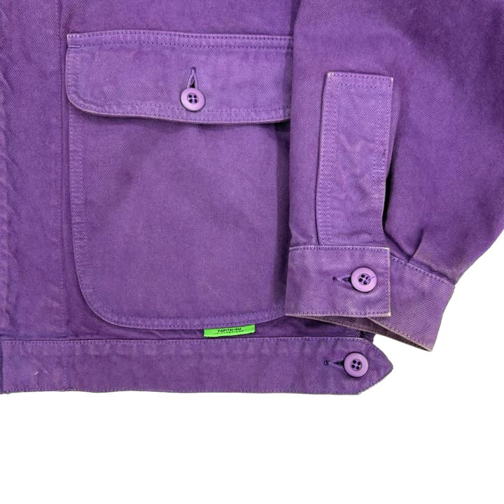WILLY CHAVARRIA Cropped Denim Trucker Jacket