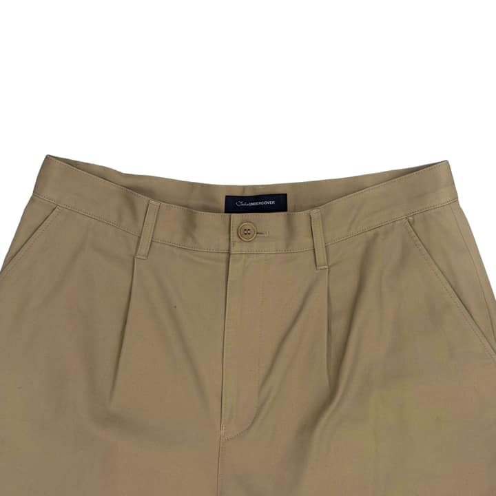 JohnUNDERCOVER Wide Leg Cotton Chino Pants