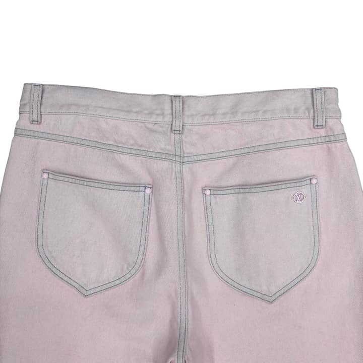 LOUIS VUITTON Light Pink Denim Pants