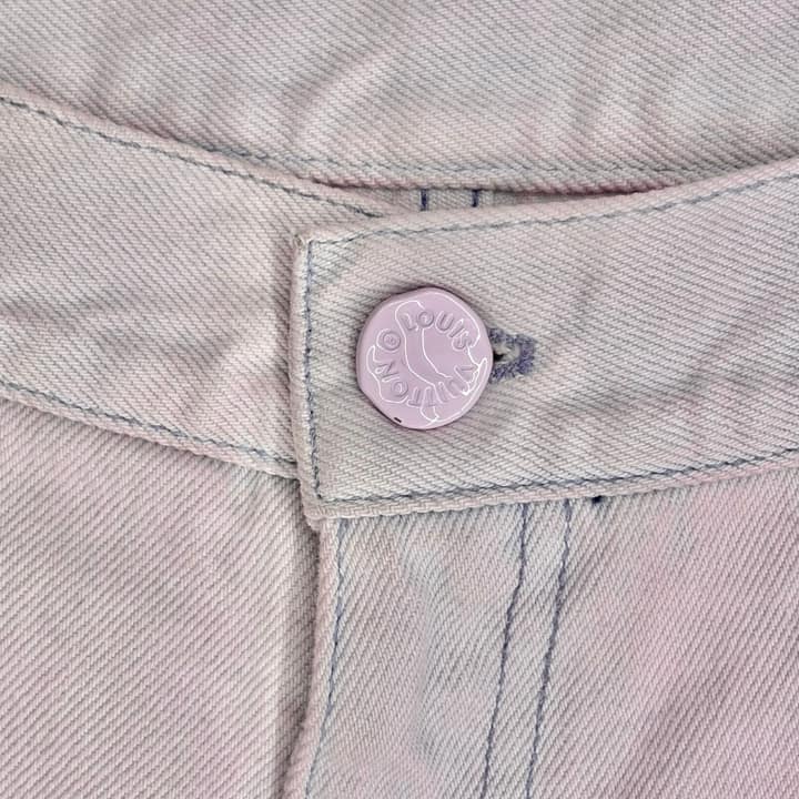LOUIS VUITTON Light Pink Denim Pants