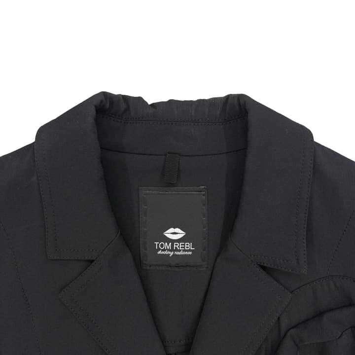 TOM REBL Black Blazer Jacket