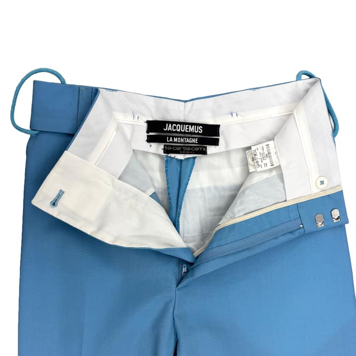 JACQUEMUS Blue Suit Set Up
