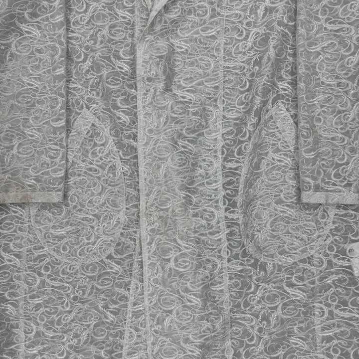 Sulvam Patterned Long Coat