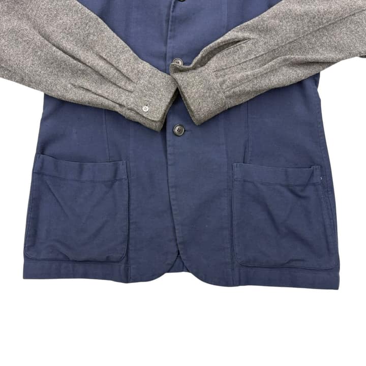 COMME des GARCONS Navy and Gray Jacket