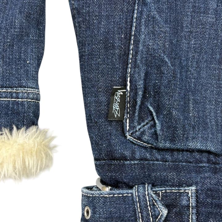 Stussy Denim Fur Jacket 