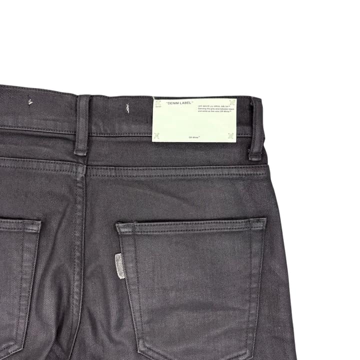 Off-White Mix Rock Slim Denim Black