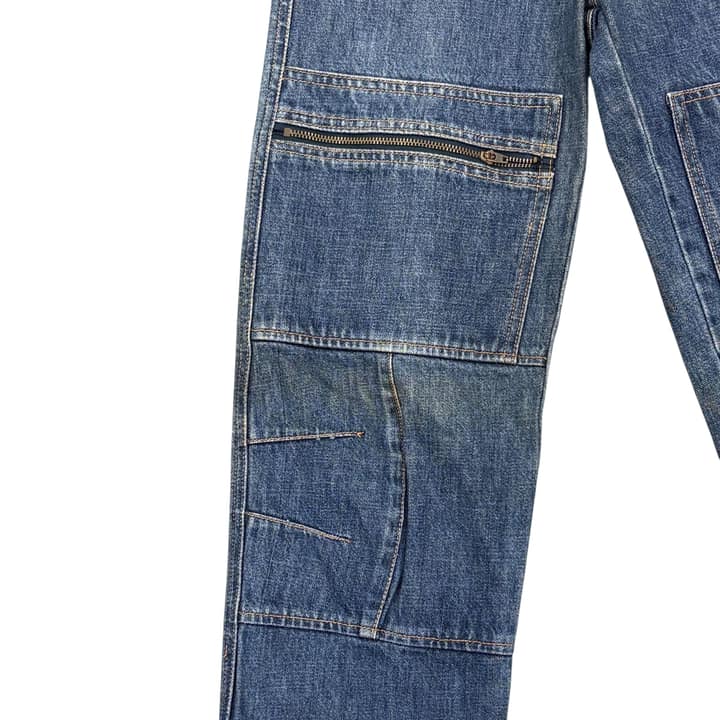 Walter Van Beirendonck Cargo Denim Pants