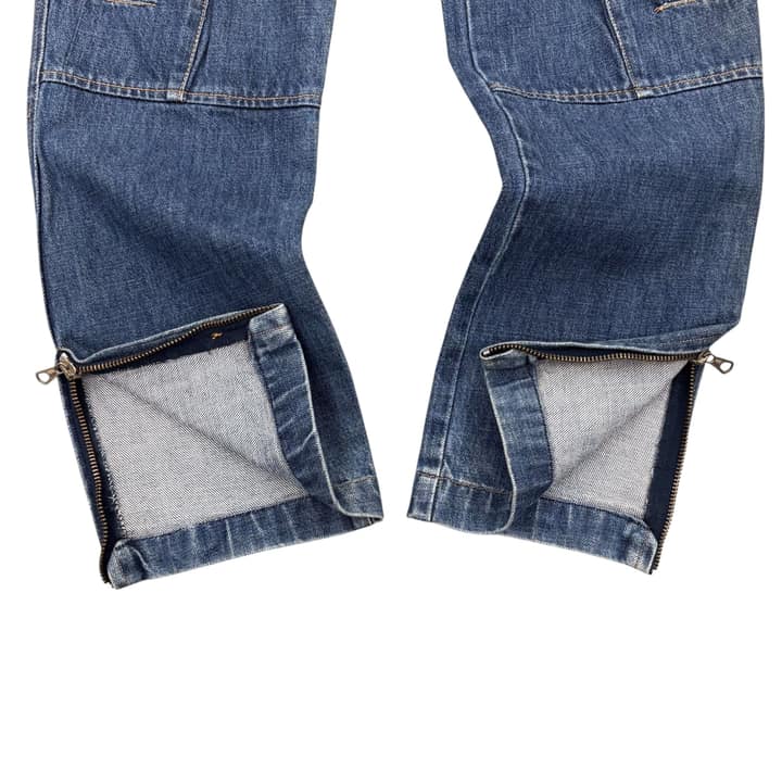 Walter Van Beirendonck Cargo Denim Pants