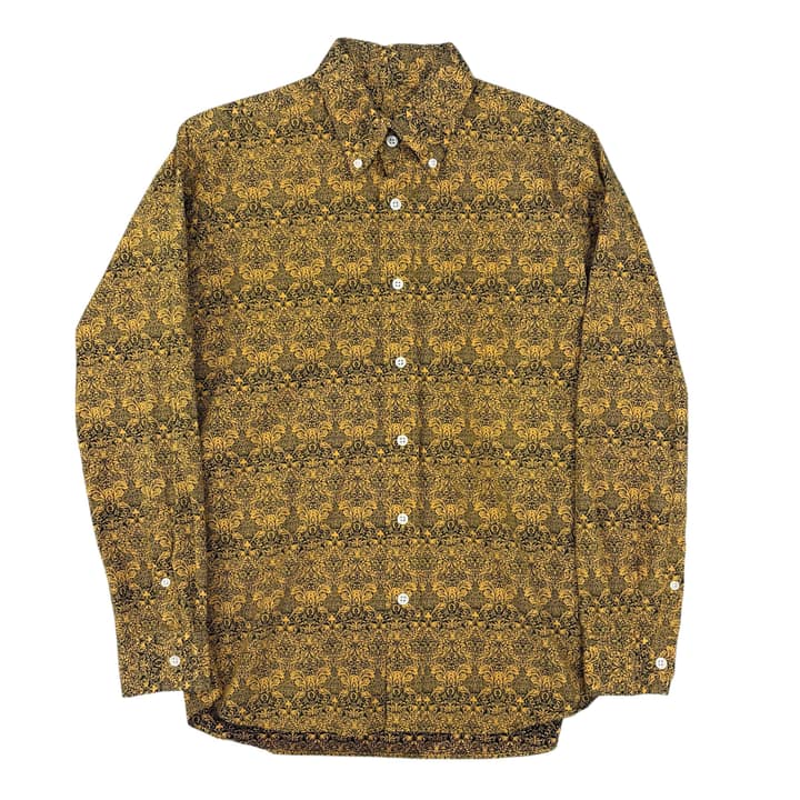 SOPHNET Floral Pattern Long Sleeve Shirt