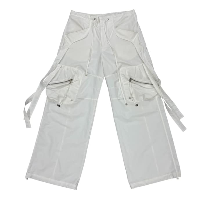 Nache White Cargo Pants