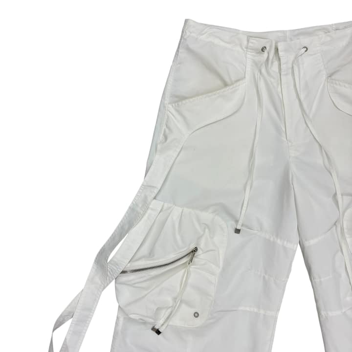 Nache White Cargo Pants