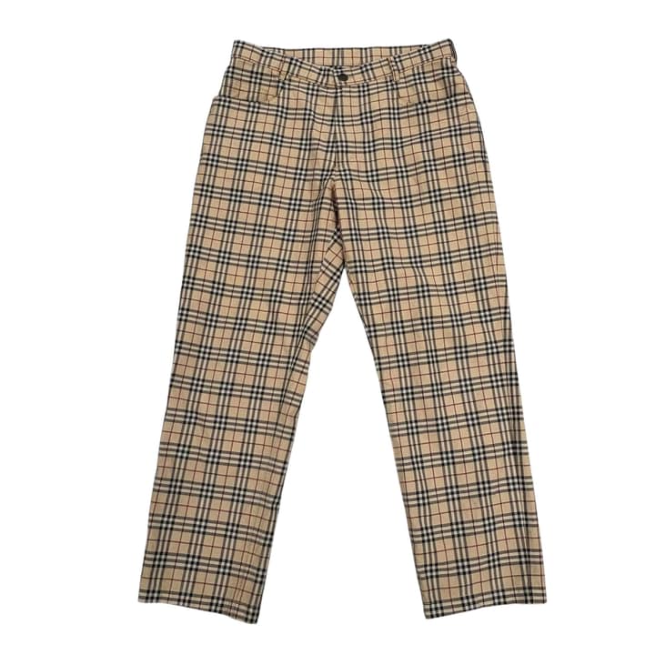 BURBERRY Plaid Trousers